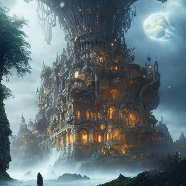 Epic Wonderland: Dramatic Digital Matte Painting