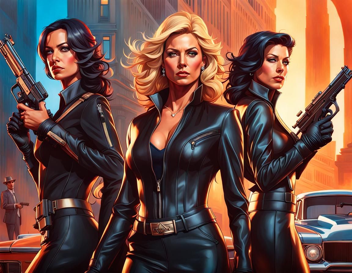 An arresting sight - Charlie's Angels