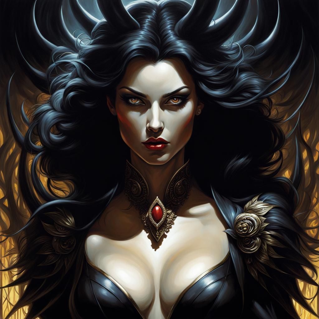 Sinister Female Personification of Desire