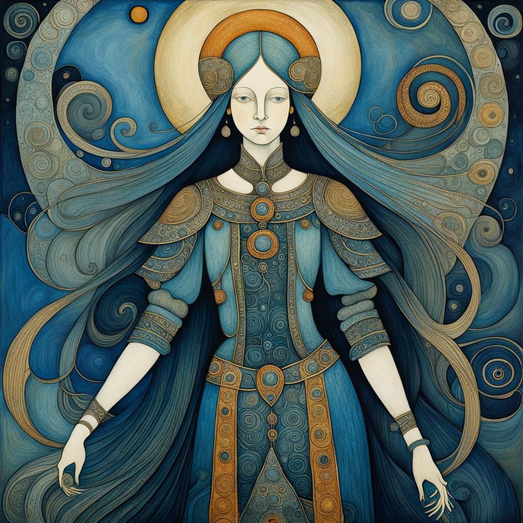 Abstract Art in the Style of John Bauer