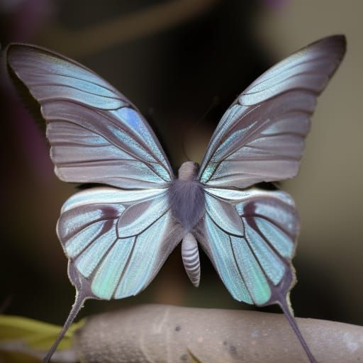 Colorful Butterfly in Flight