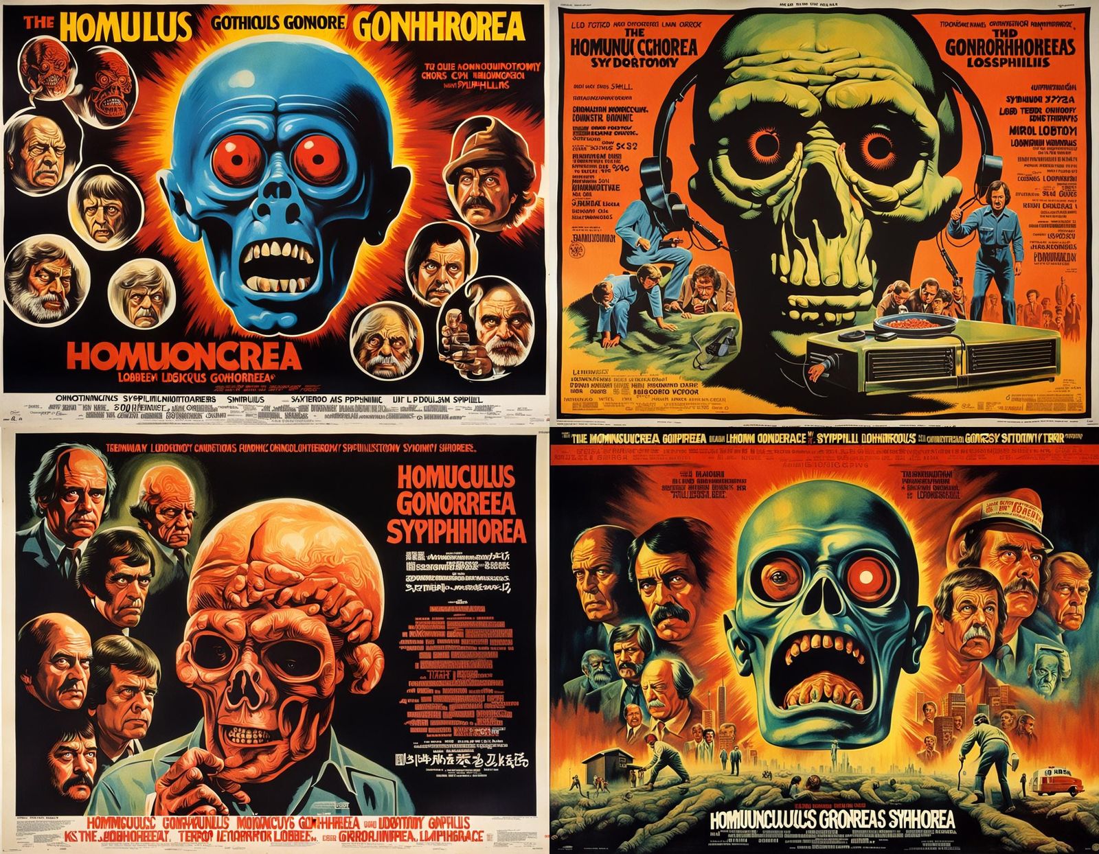 1970s Movie Poster: Homunculus of Terror