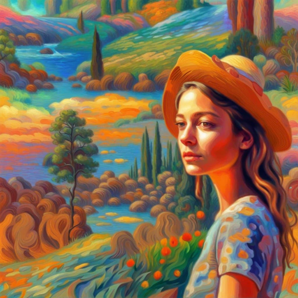 google deepdream impressionist landscapes, trending impressi...