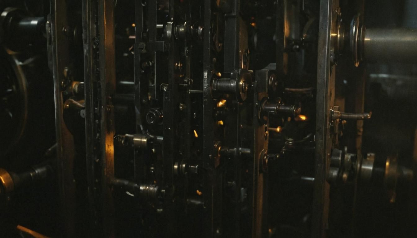 35mm Film Through Steenbeck Gate: Cinematic Close-Up