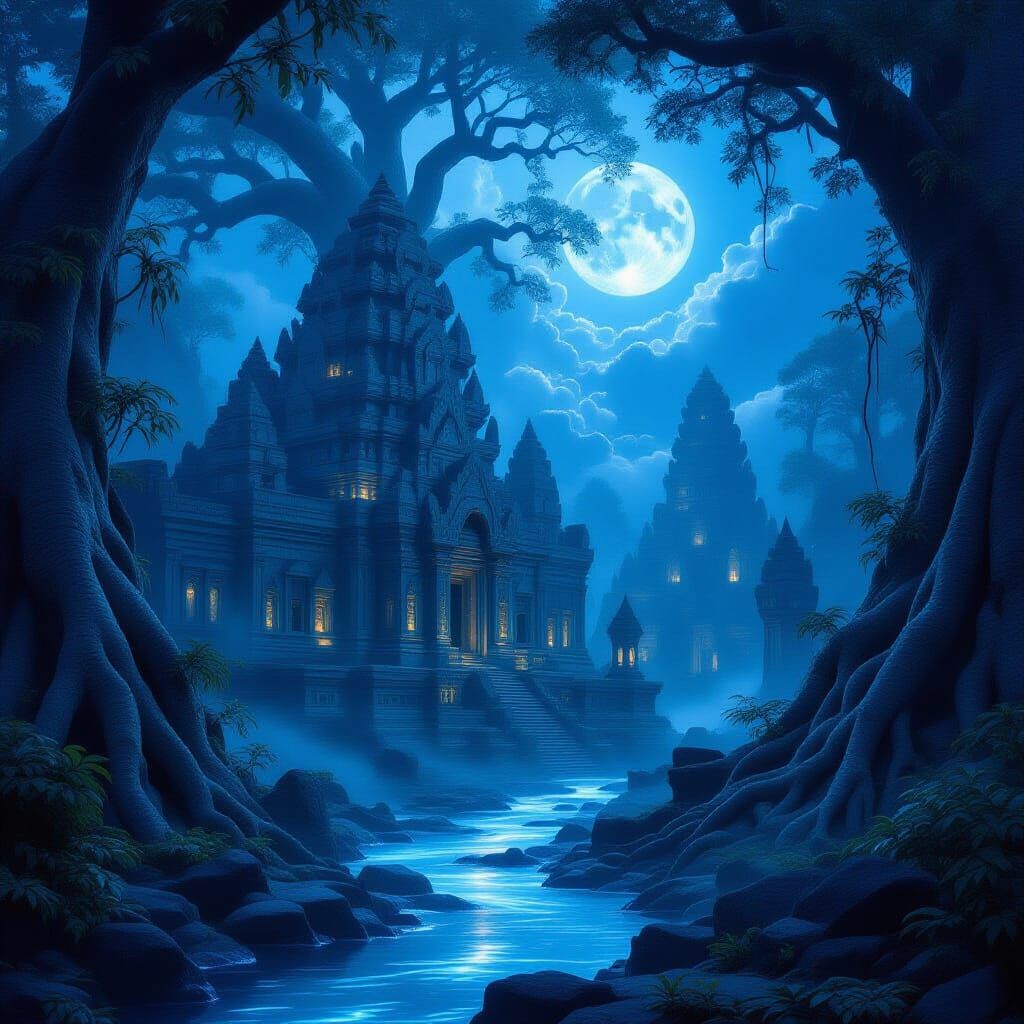 Twilight Forest Temple Complex of Solidified Moonlight