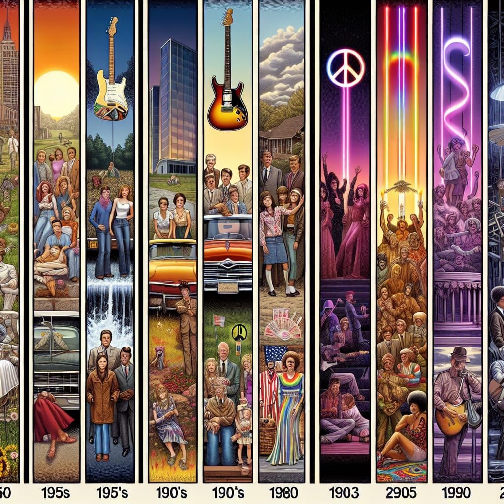 American Decades: A Vertical Slice Through Time