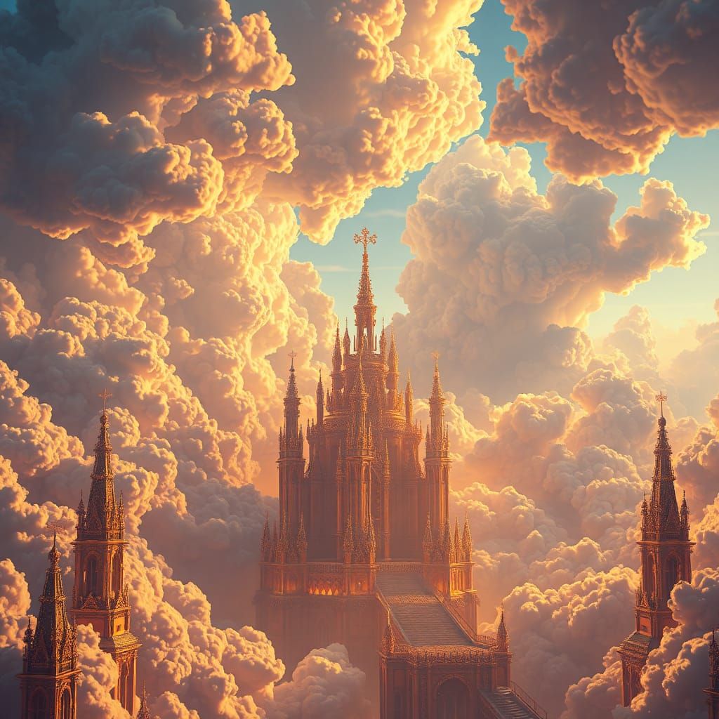 Dreamlike Heaven Realm in Unreal Engine 5