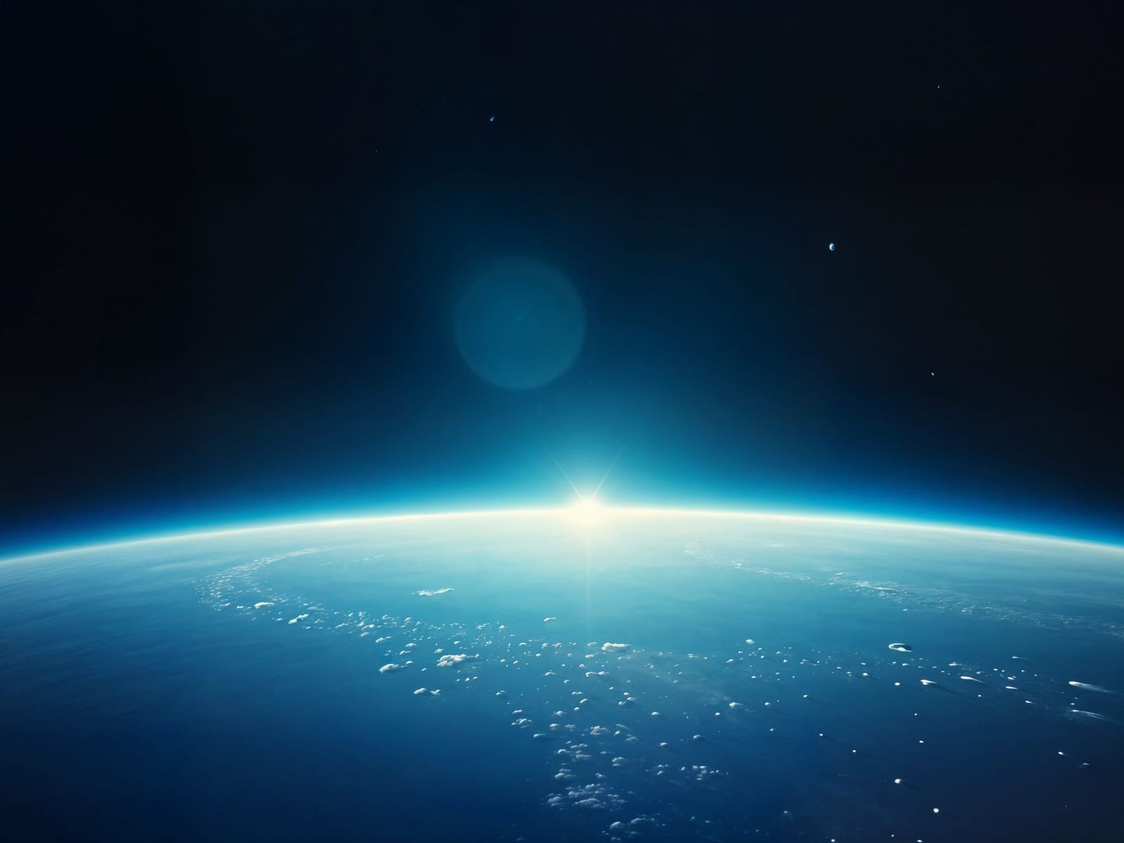 Pale Blue Dot: Cinematic Space View of Earth