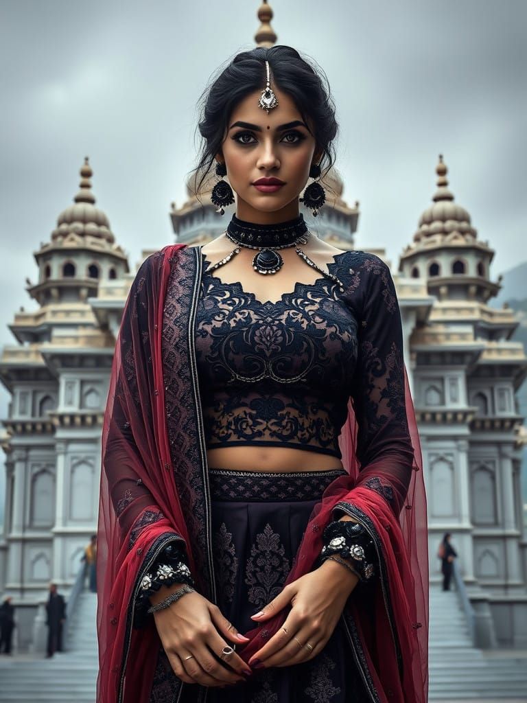 Enigmatic Beauty at Sacred Ground