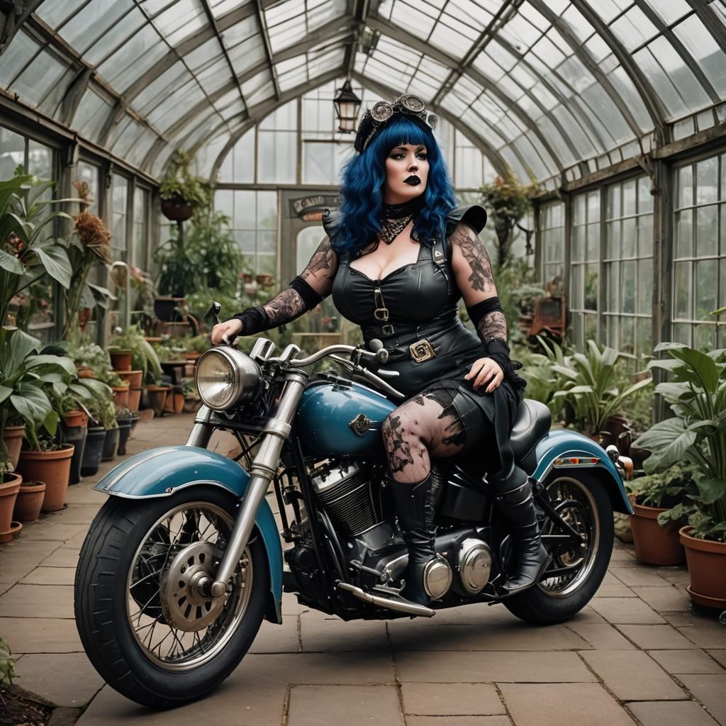 Steampunk Enchantress in Marsport Conservatory