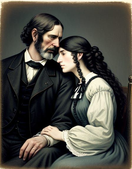 Victorian couple