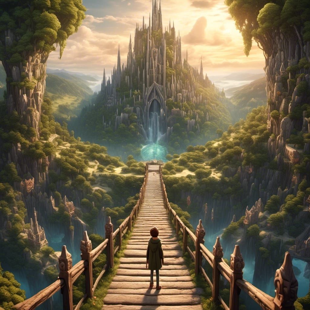 Anime Pixar Portals to Narnia, Middle Earth