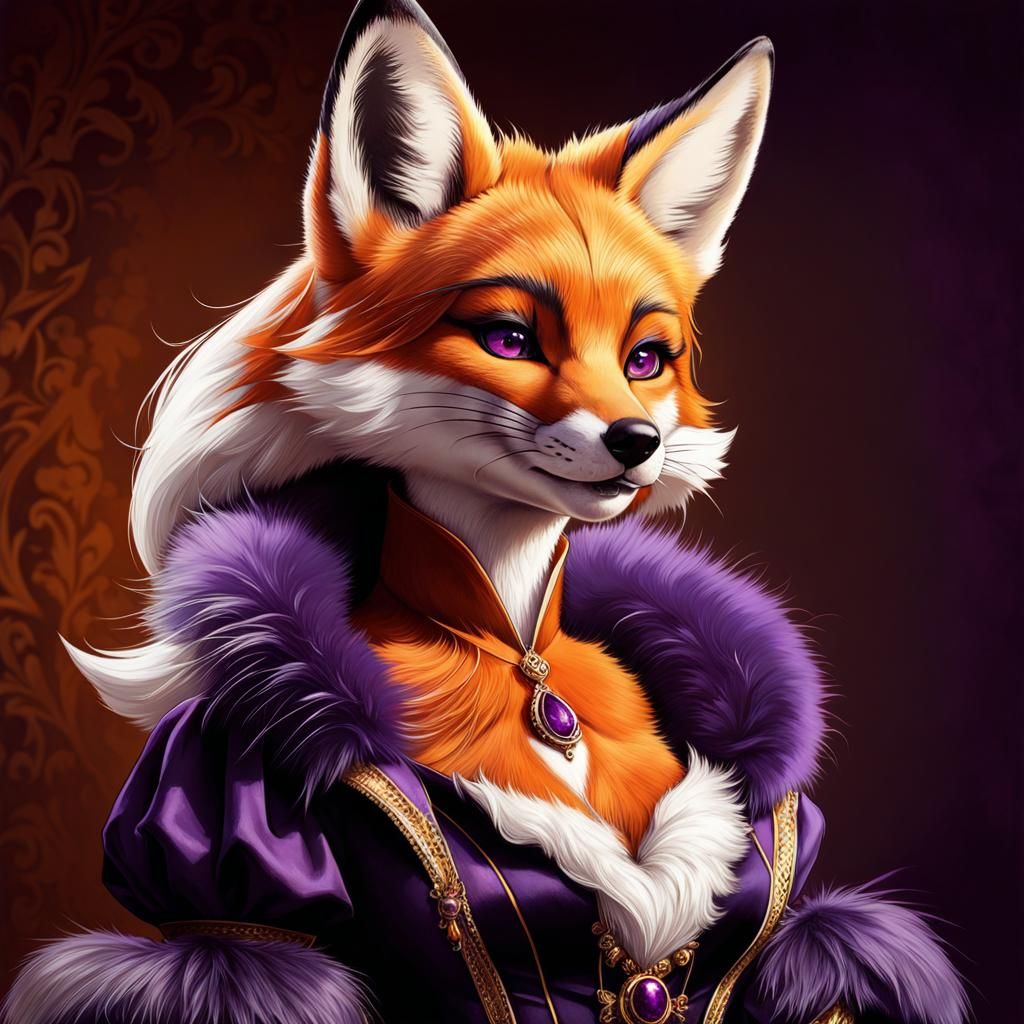 Elegant foxy lady