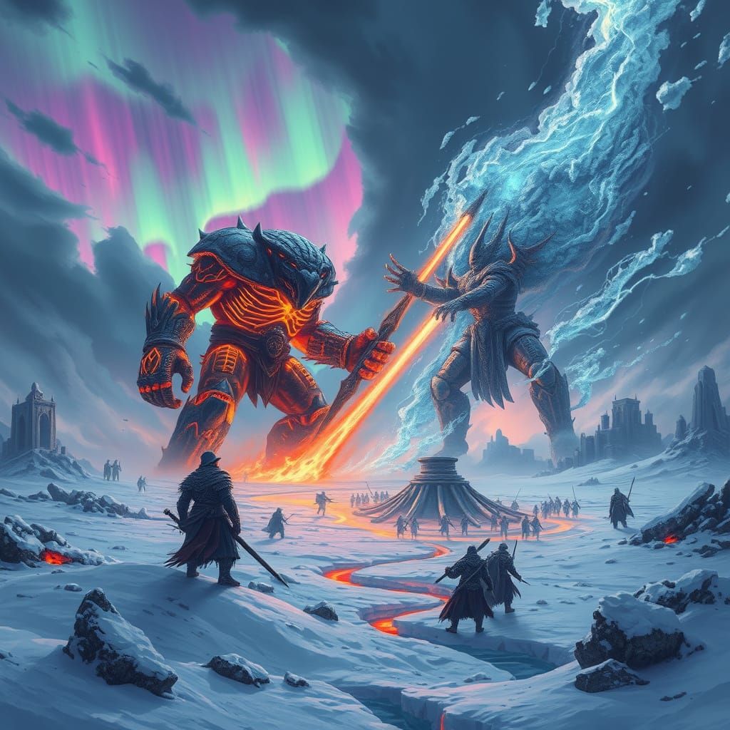 Titanfall: Epic Battle of Primordial Forces in Hyperborean R...