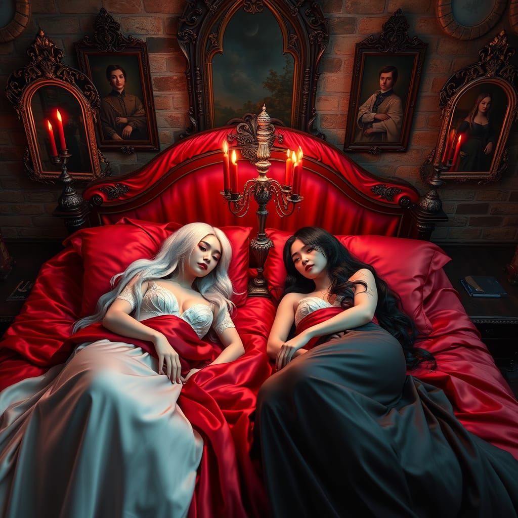 Elegant Gothic Dreams in Intricate Detail