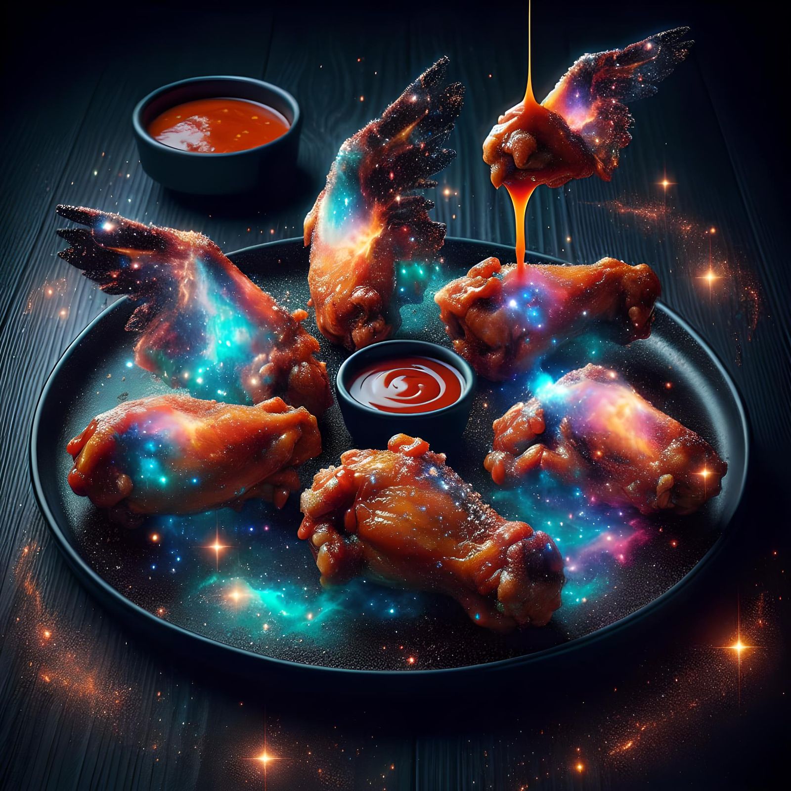 Cosmic Chicken Wings: Food of the Gods