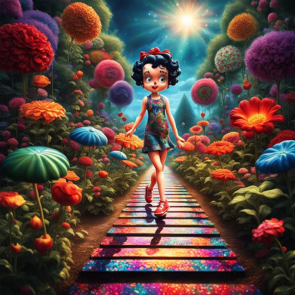 Betty Boop's Psychedelic Garden Path Adventure