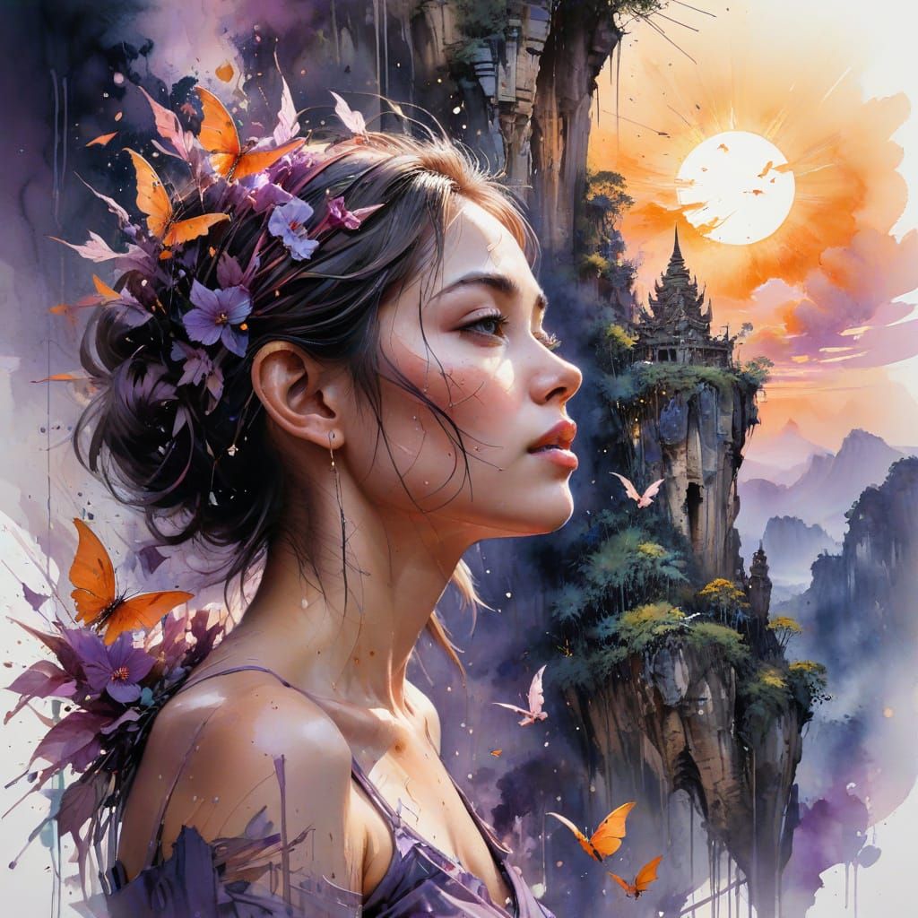 Spectacular Bat Flight at Phnom Sampeau Sunset