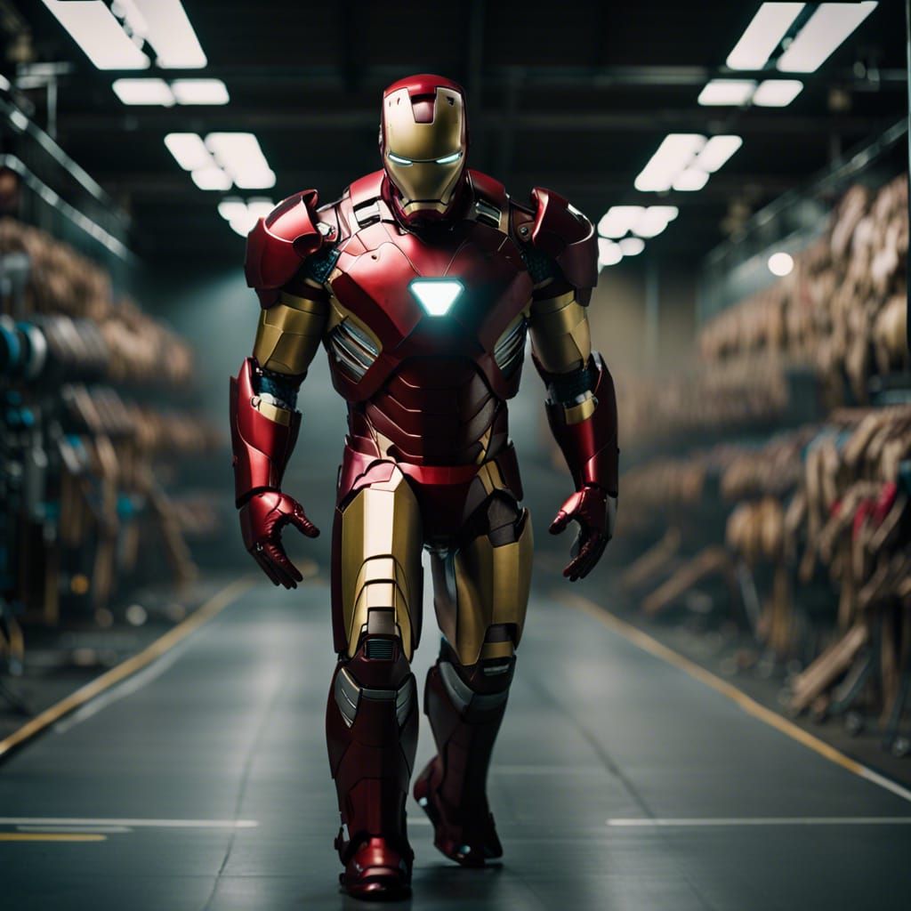 Iron Man Movie Still in Documentary Style