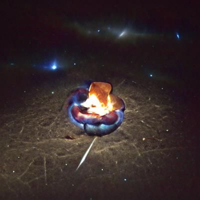 Campfire Marshmallows Under a Supernova