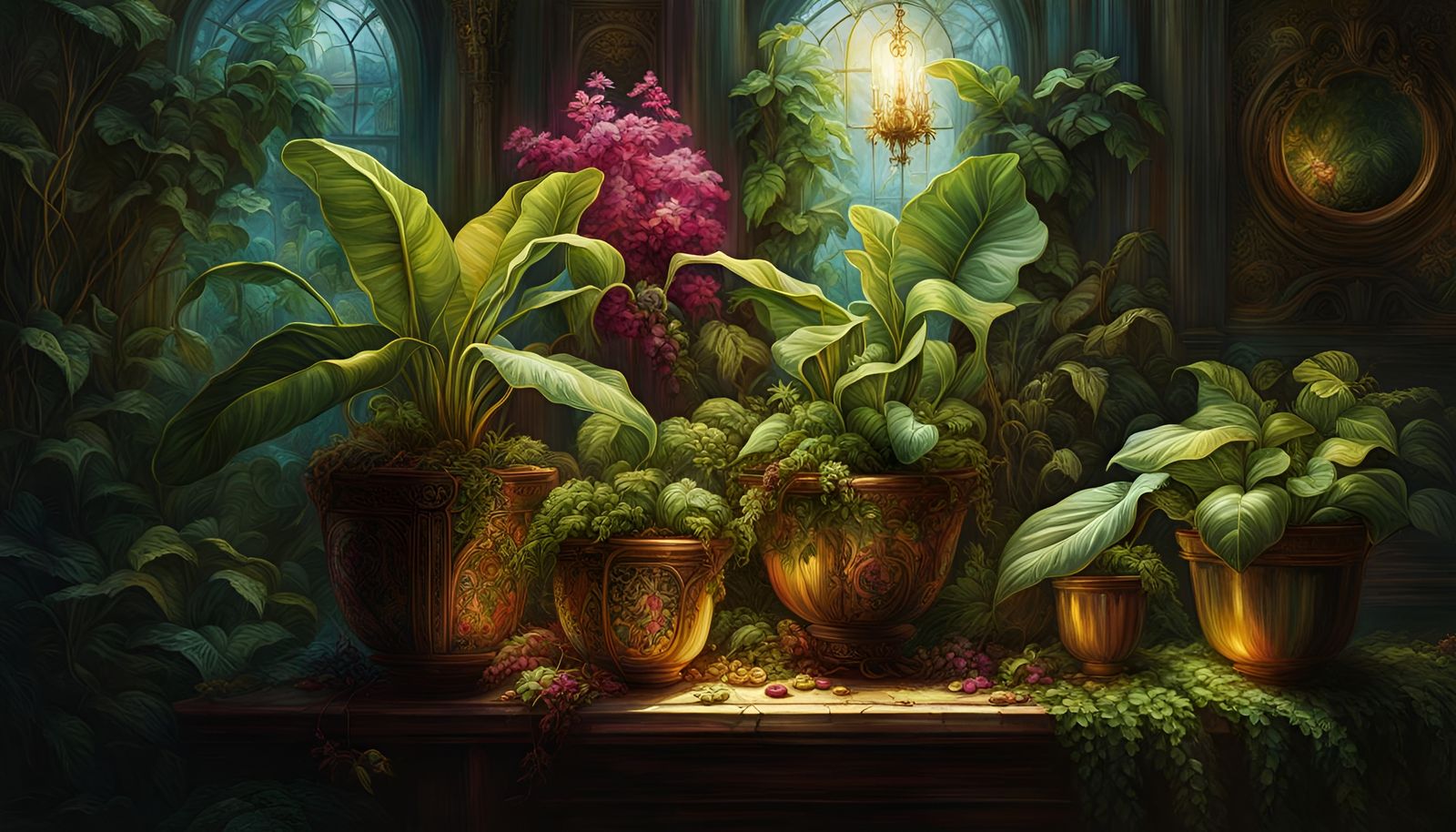 Magical Houseplant Growing Gold Coins