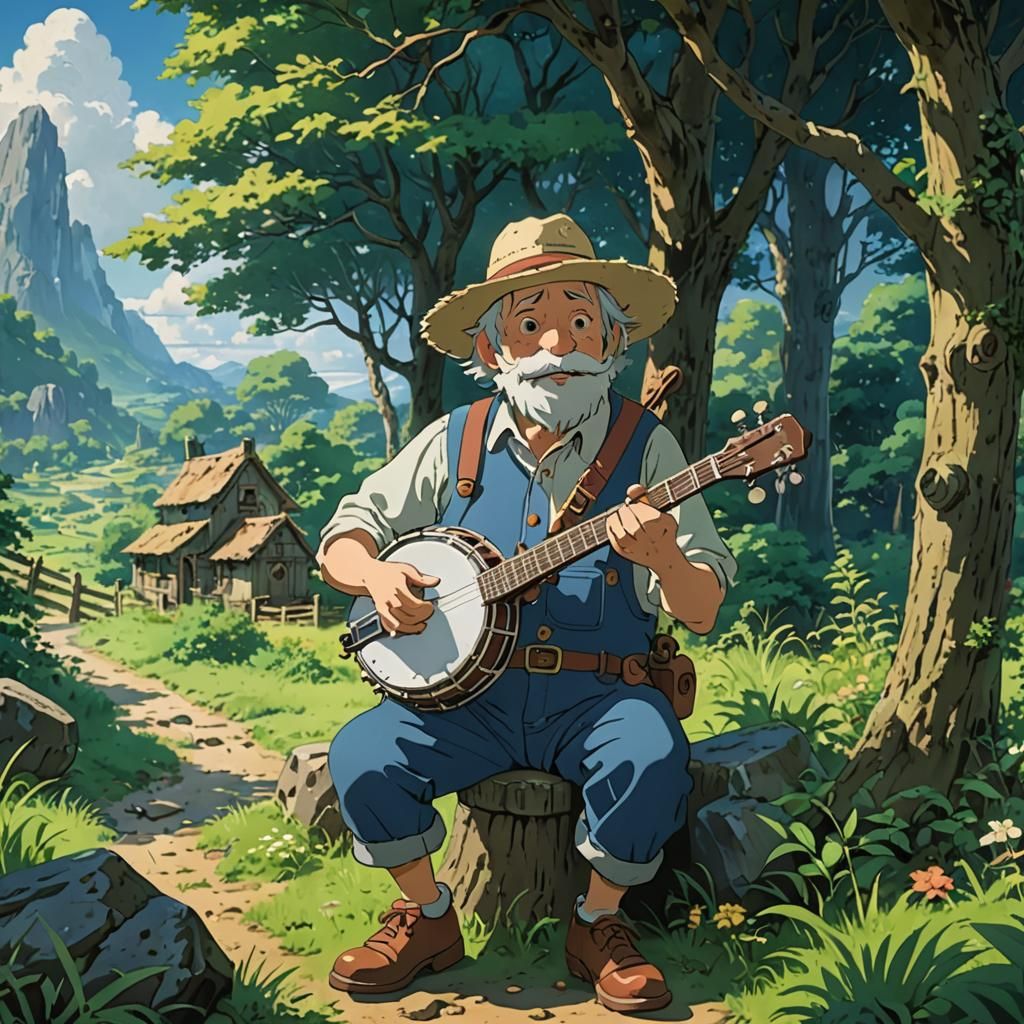 Old Macdonald's Anime Banjo Serenade