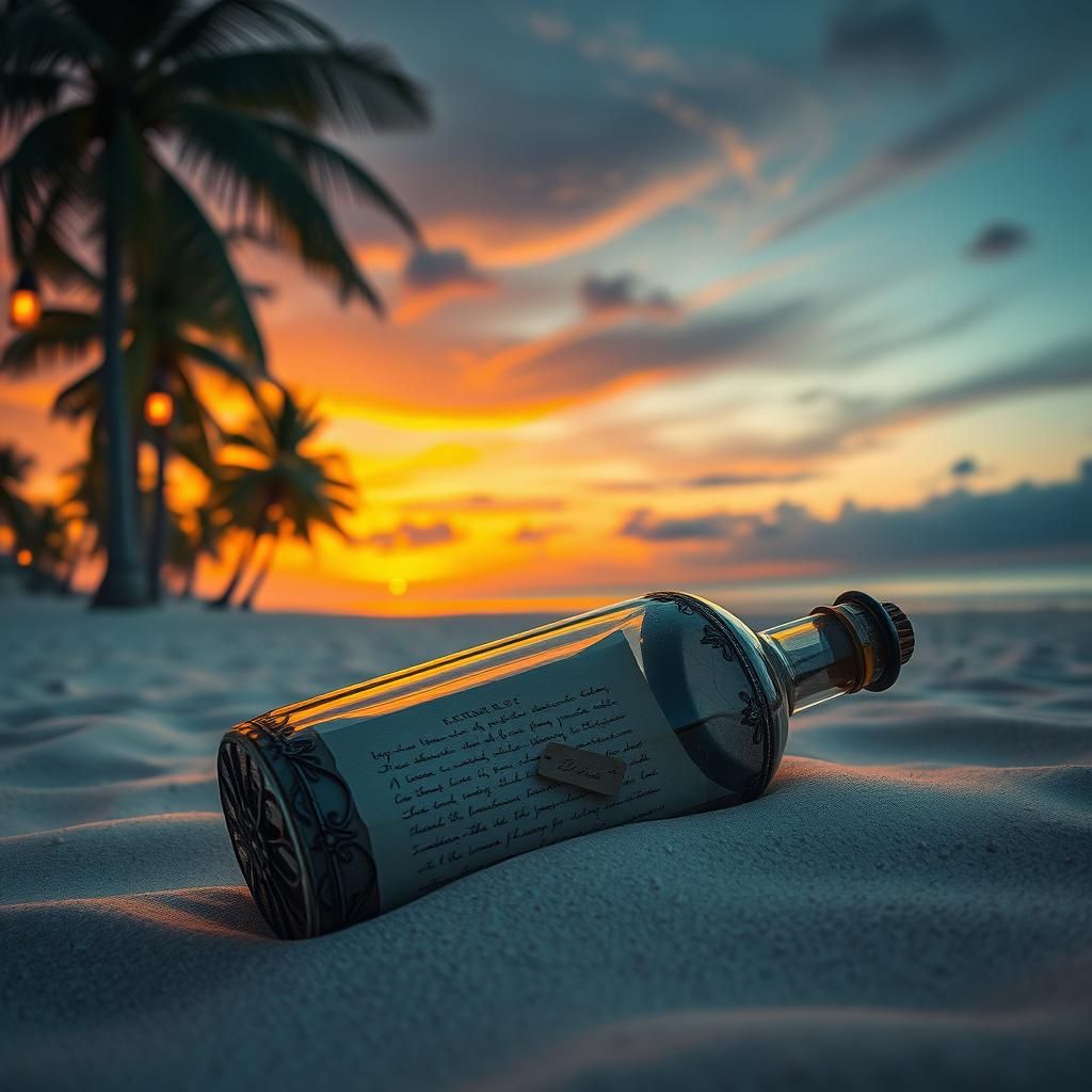 Message in a Bottle on Emerald Beach