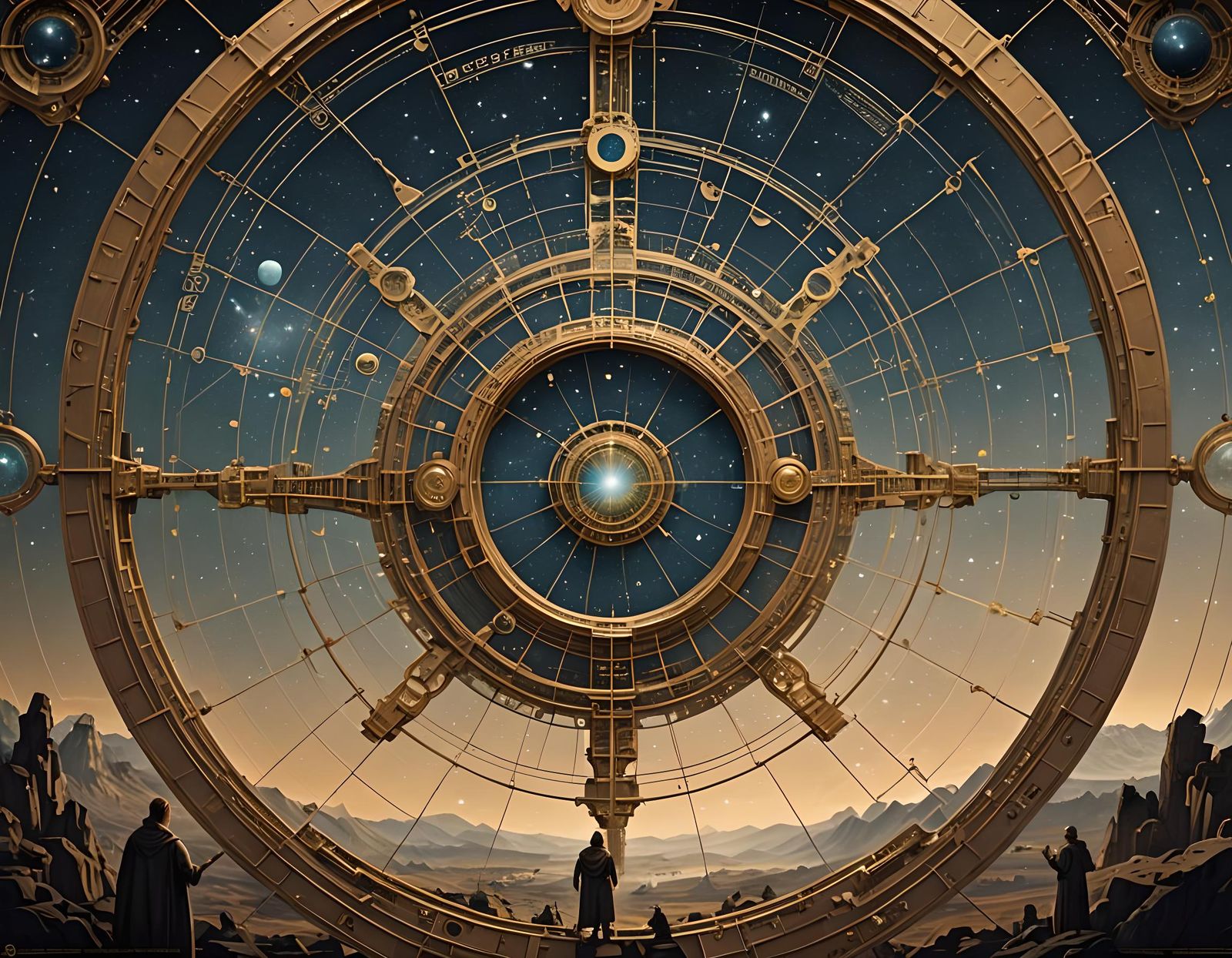 Galactic Interface Blueprint in DaVinci Style