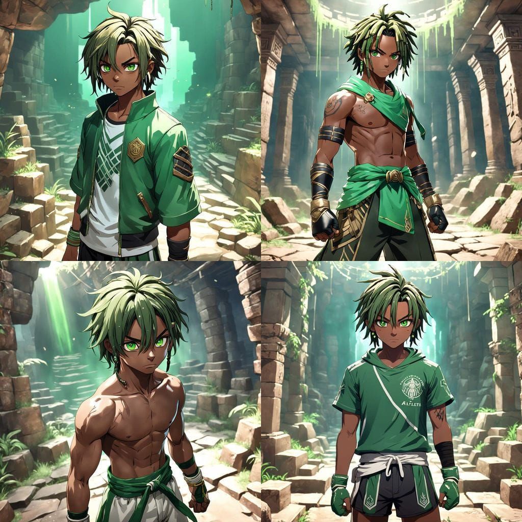 Young Pugilist in Underground Fighting Pit