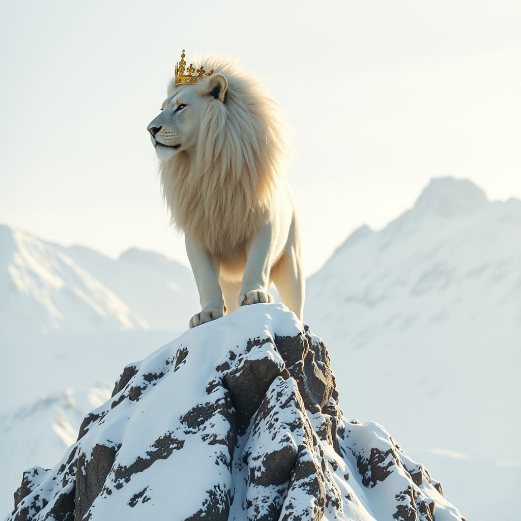 Regal Lion King in Winter Wonderland