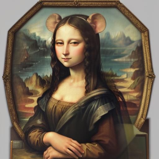 Mouse Portrait in Renaissance Style