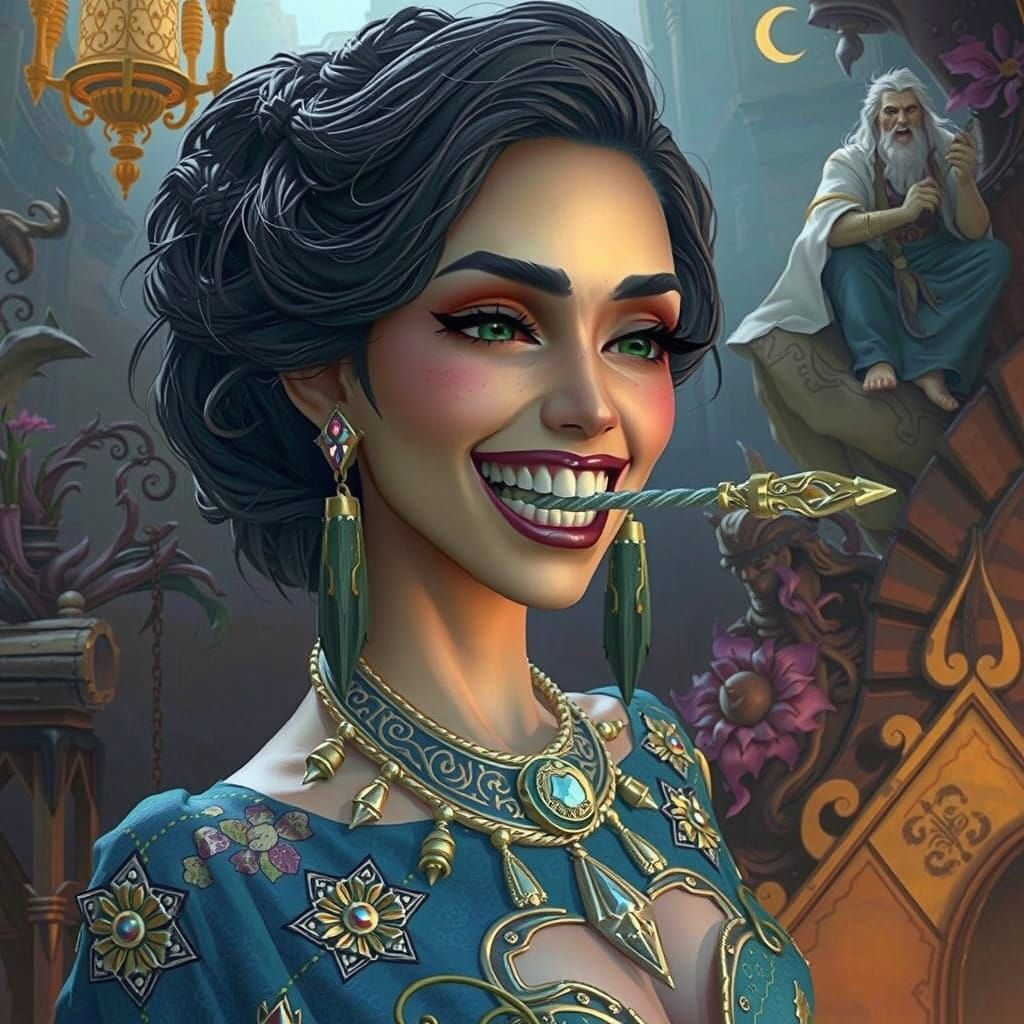 Mysterious Figure Trapped in Ancient Fantasy World