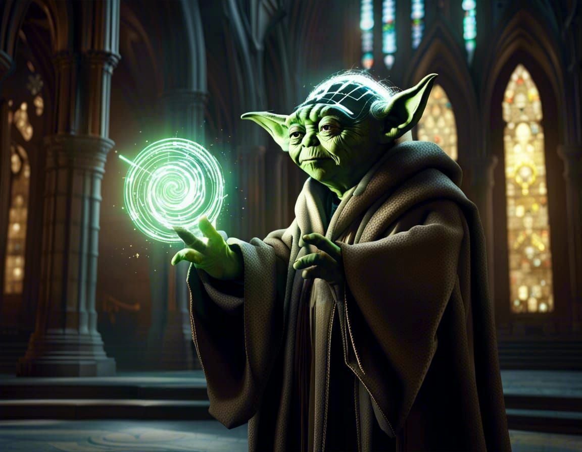 Yoda the Medieval Wizard