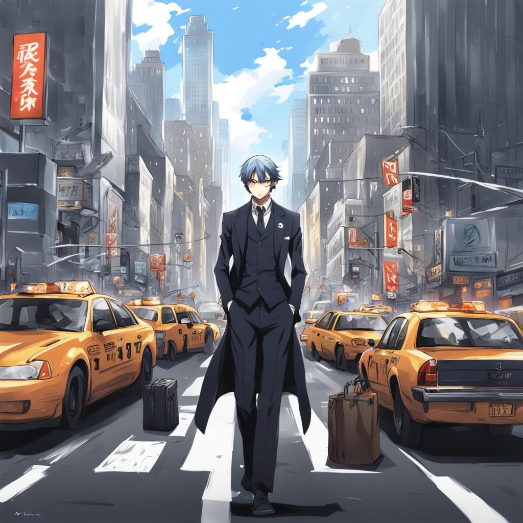 New York State as Anime Character