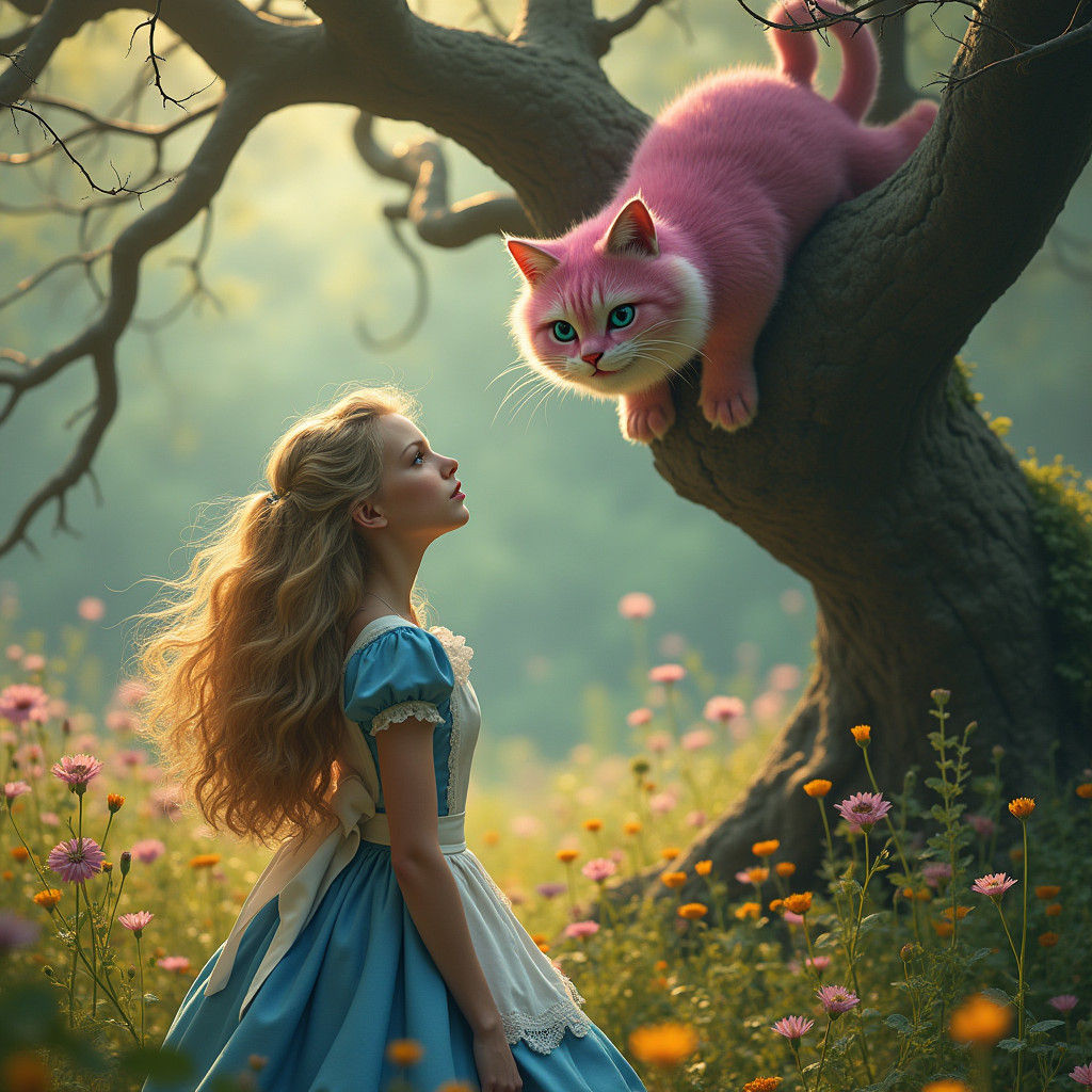 Taylor Swift as Alice in Wonderland