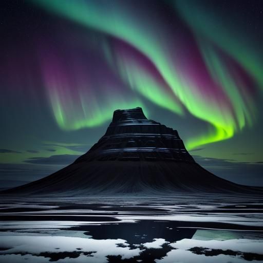 Cosmic Surrealism: Astronaut in Aurora Borealis