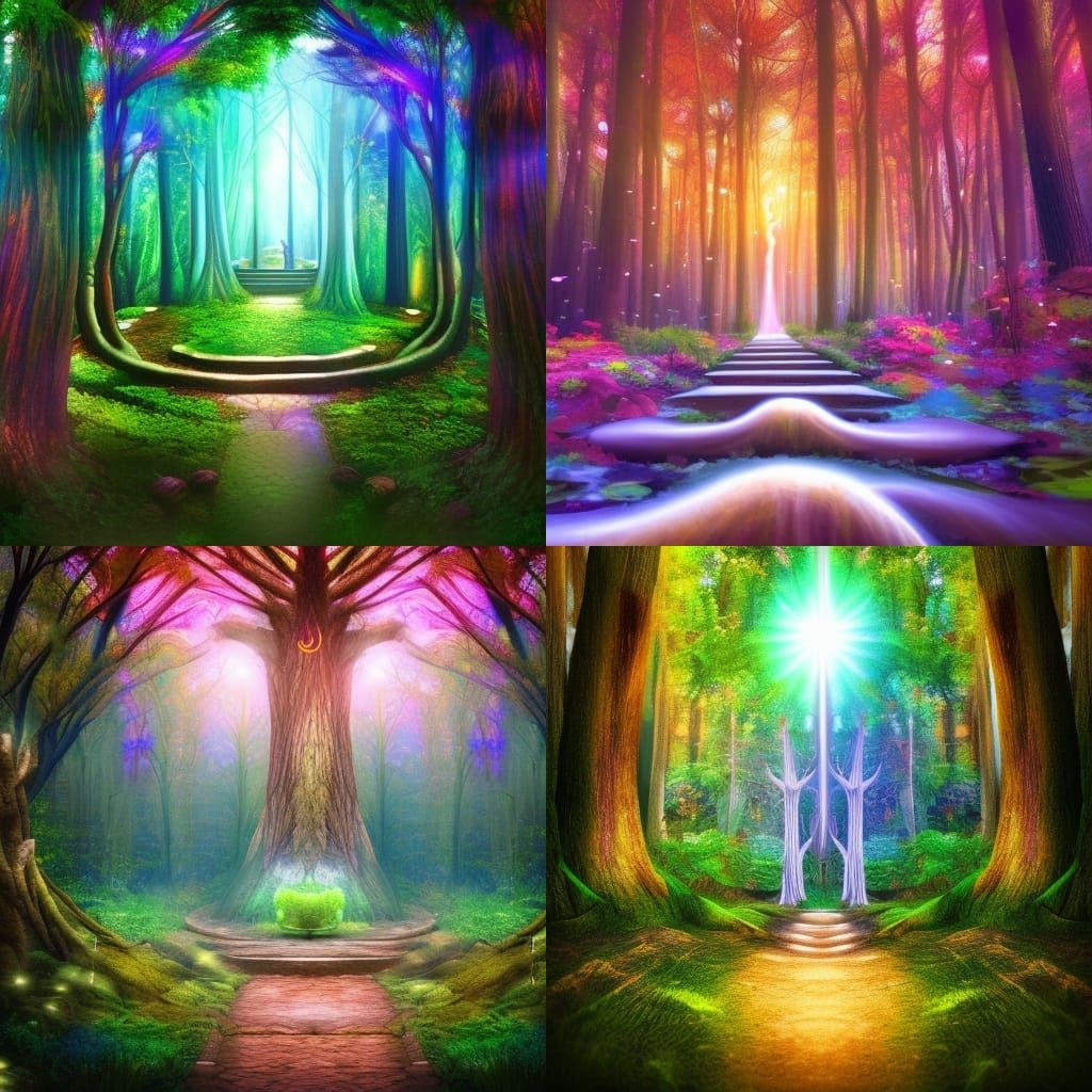 Sacred Forest Path to Inner Temple