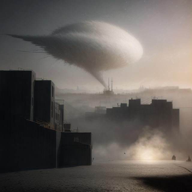 Abstract Silver Blending Cycles: Hyperrealistic Matte Painti...