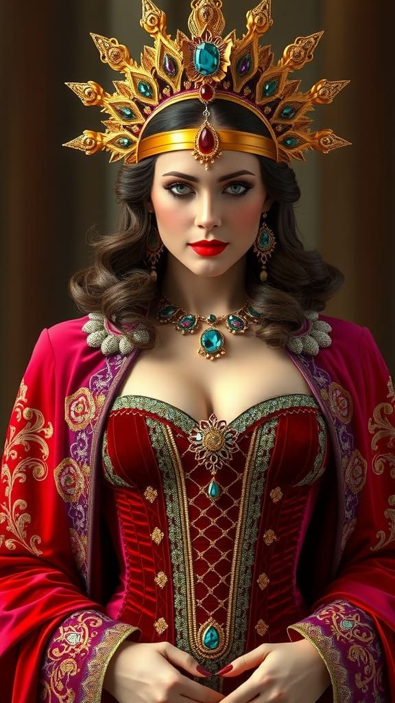 Goddess of Wealth in Baroque Mosaic Art