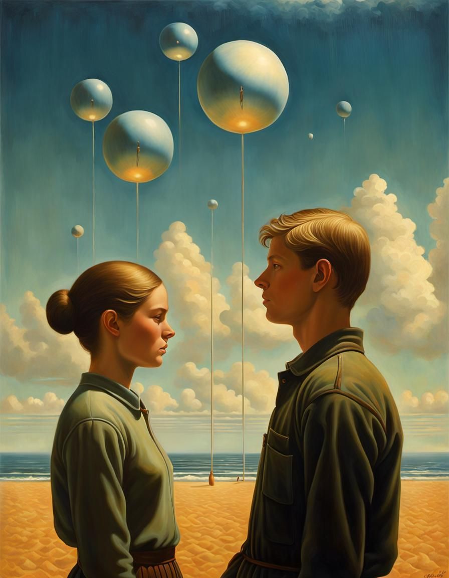 Refractive Castle Reflection by a Trompe L'Oeil Artist