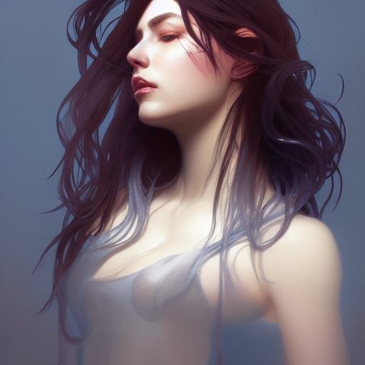 Hyperdetailed Portrait in Volumetric Lighting