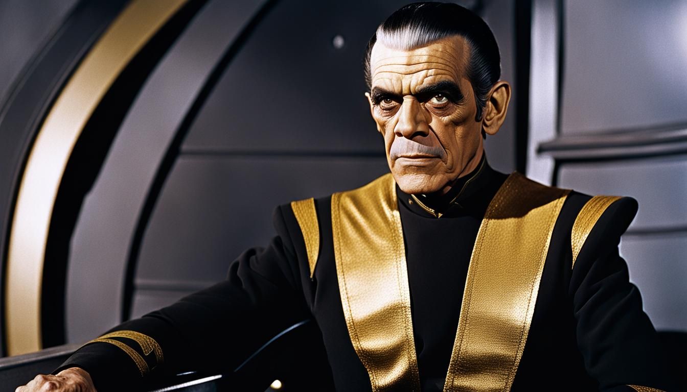 Klingon Commander Kang in 1930s Film Style