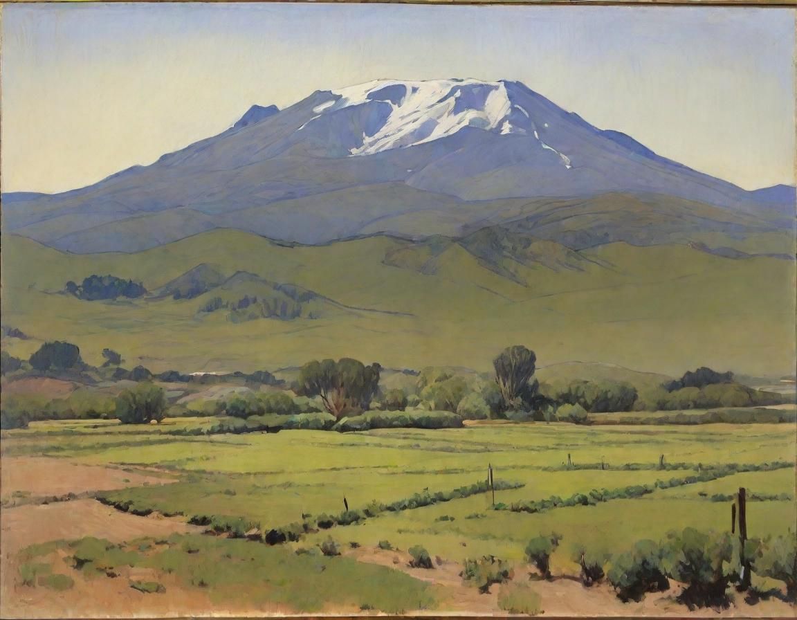 Mount St. Helens: Wet Wash Landscape