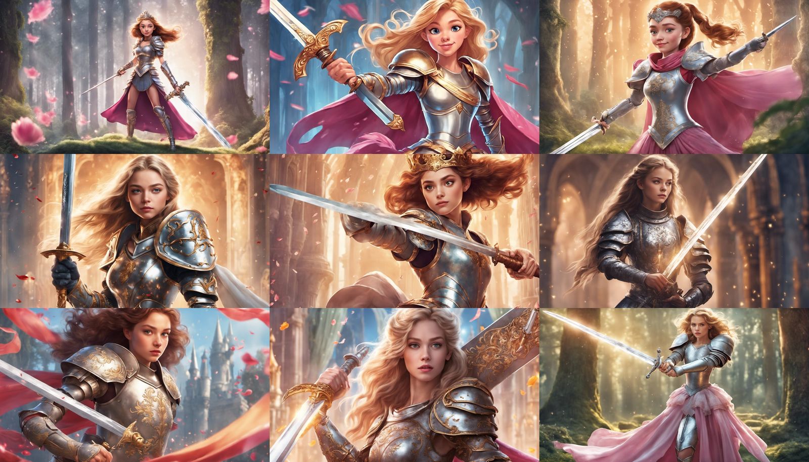 Armored Teenage Princess: Animated Movie Poster