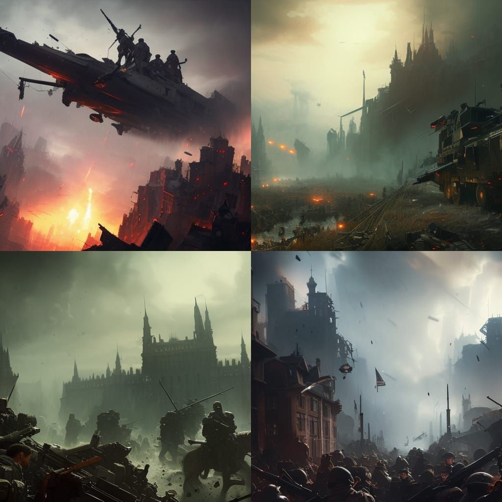 World War 3: Dark Fantasy Concept Art