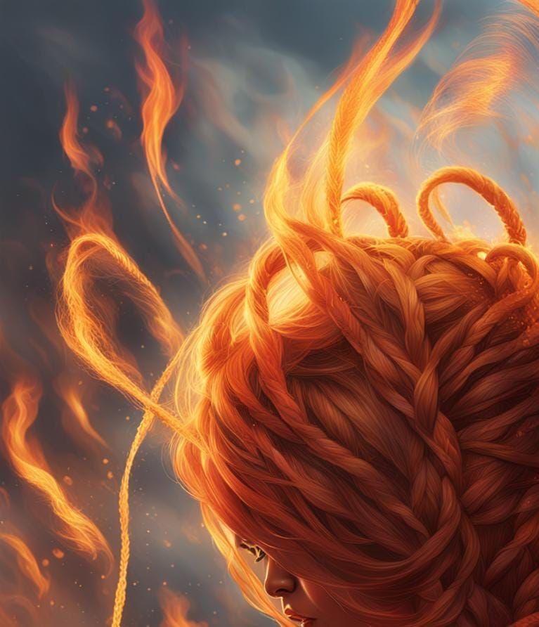 Spectacular Hyperrealistic Portrait of Intense Passion