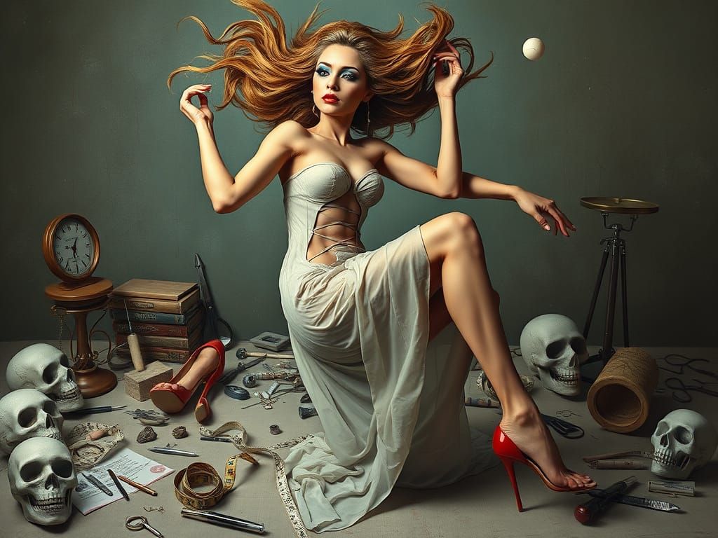 Distorted Beauty in a Dreamlike State