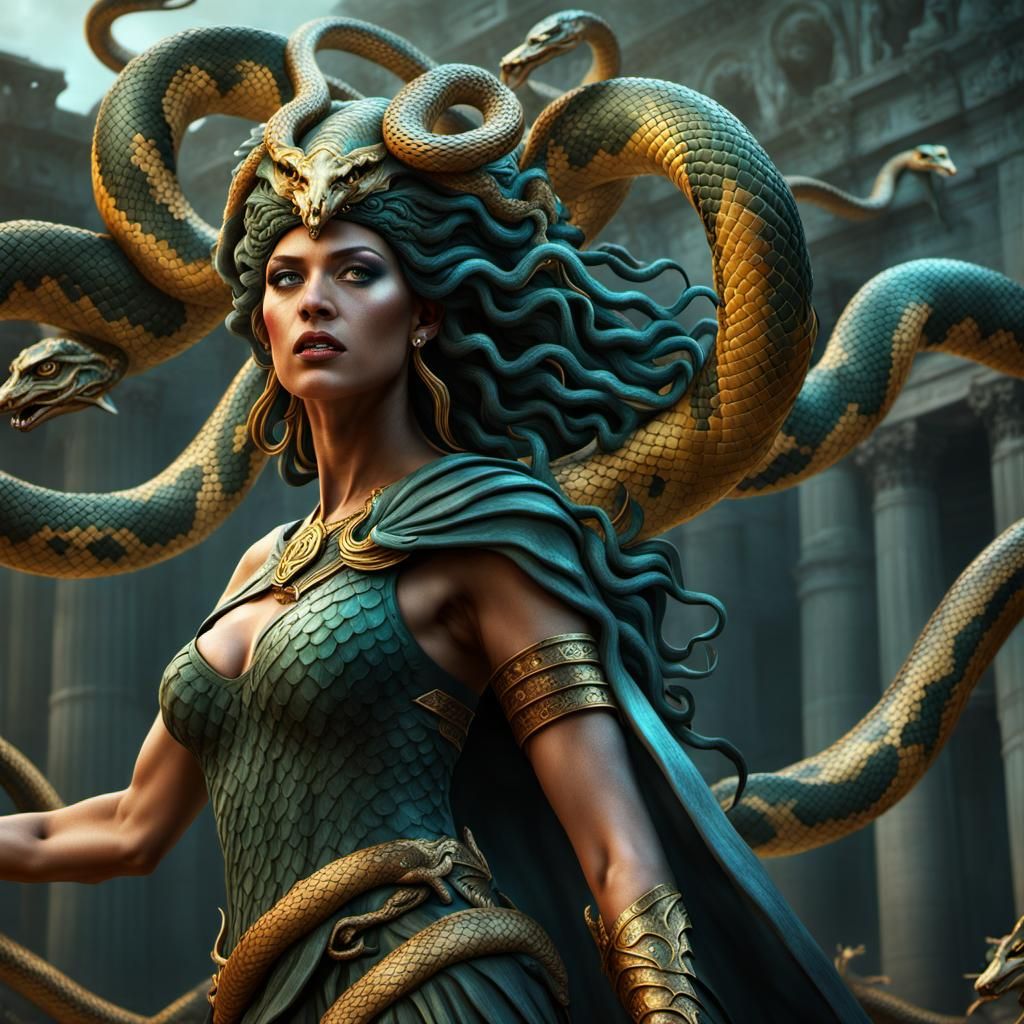 Snake goddess variant