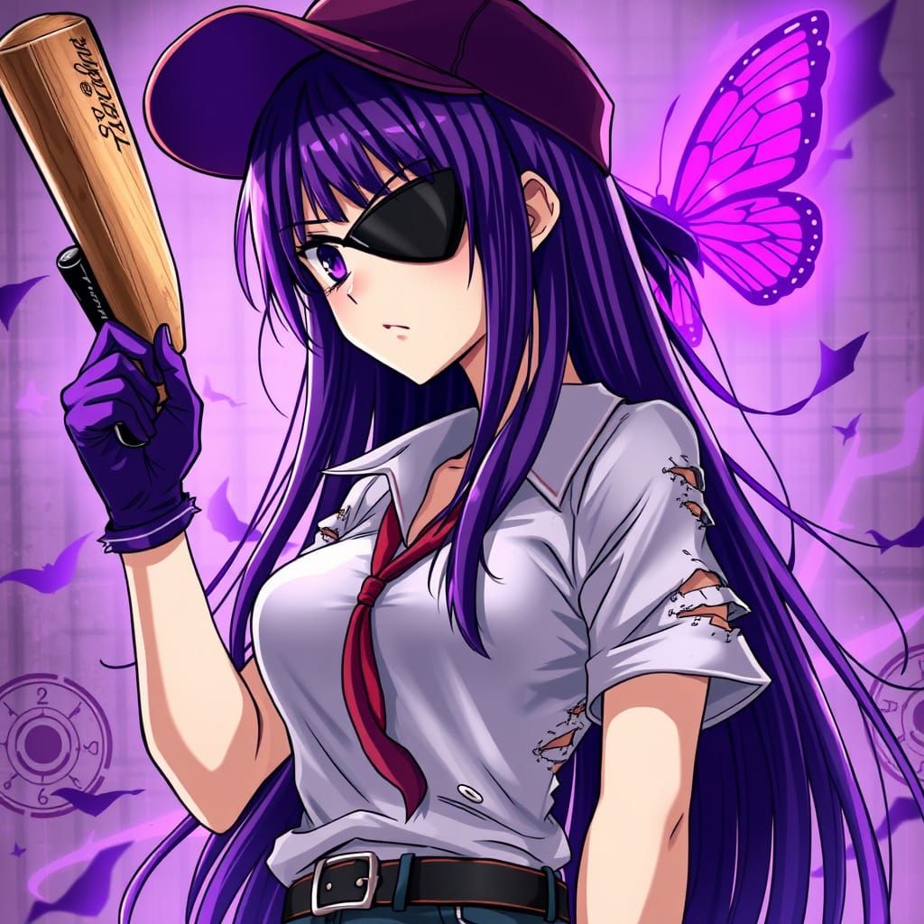 Dark Anime Girl Transformation into Evil Villainess