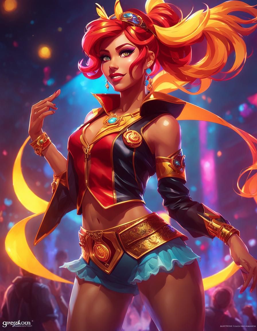Sunset Shimmer Portrait as Club Dancer in Unreal Engine